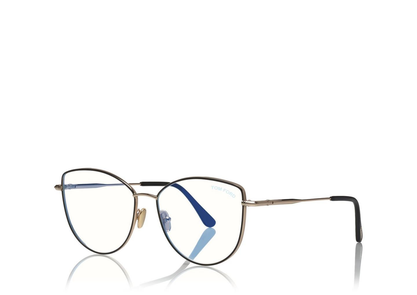 Occhiali da vista blue block soft cat eye