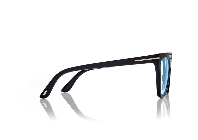 Occhiali da vista blue block cat eye con clip on per occhiali da sole